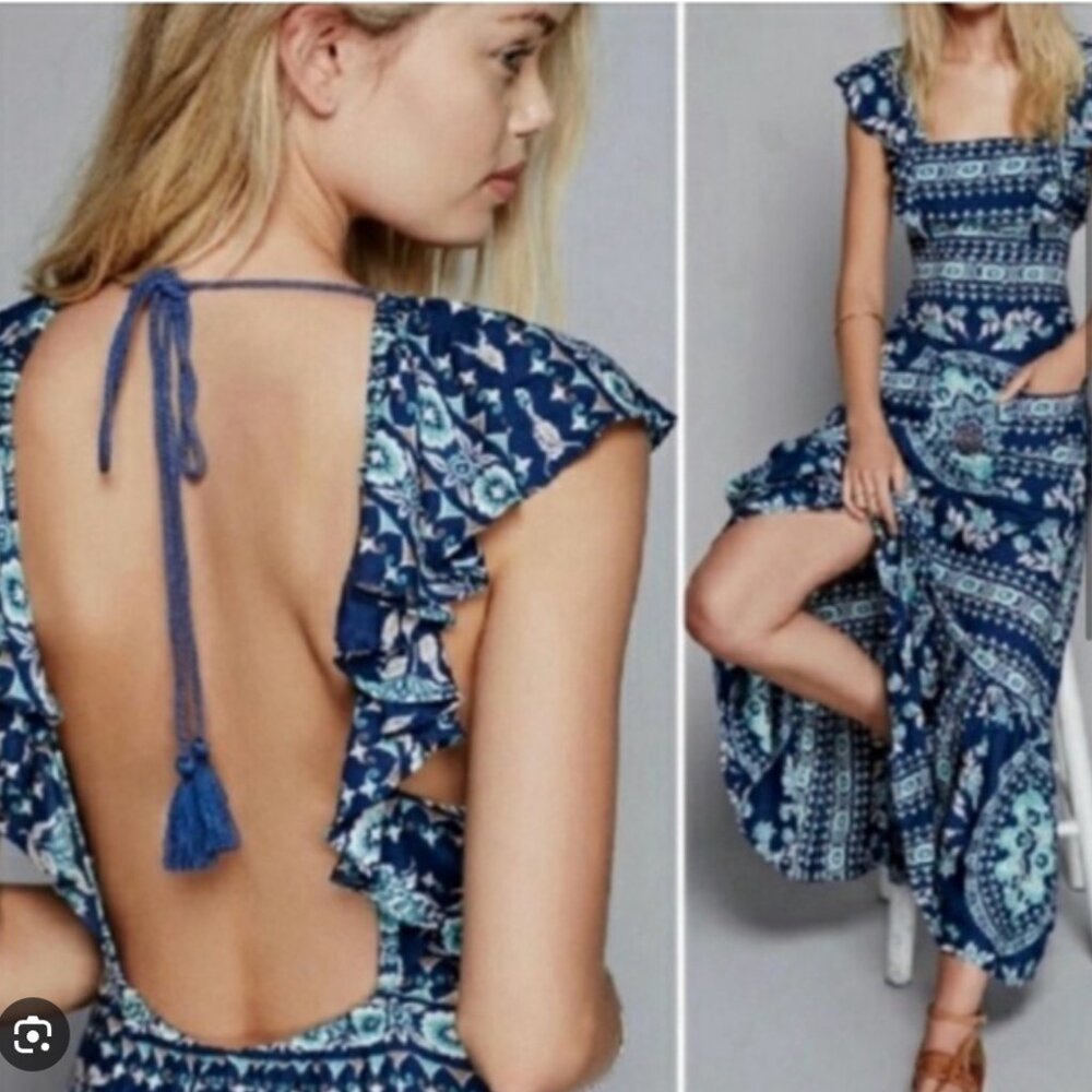 Free People / Spell Pandora Frill Dress - Rare & Sold Out!